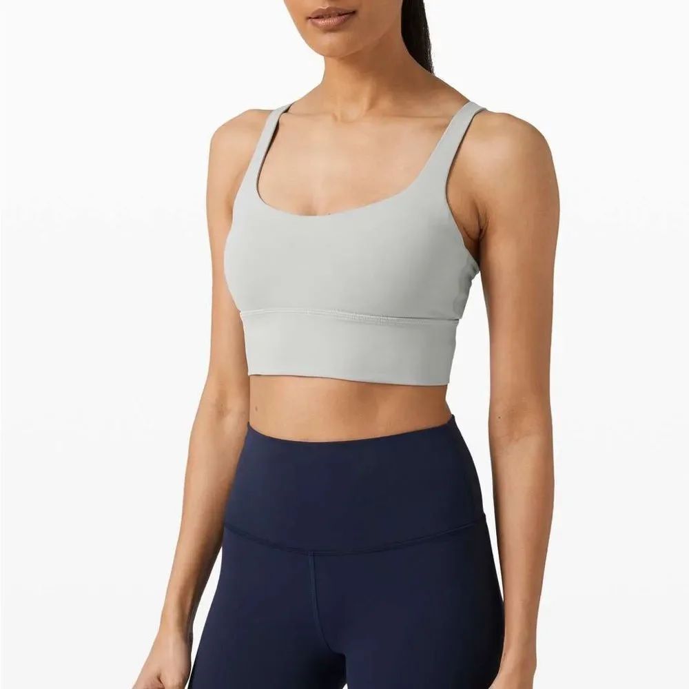 LULULEMON Free To Be Bra Long Line Sports Bra in Sage Green